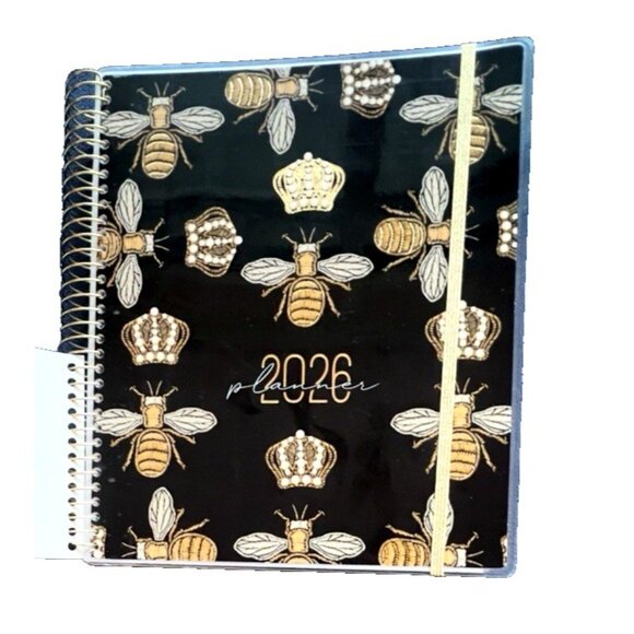 17 Month LG Planner CROWN & BEE Aug 2025 - Dec 2026 Weekly Planning Note Page - Picture 6 of 14